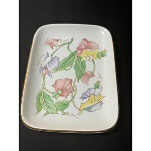 Ben Rickert Inc. Fine China Floral Decorative Plate Hand-Painted Made In Japan